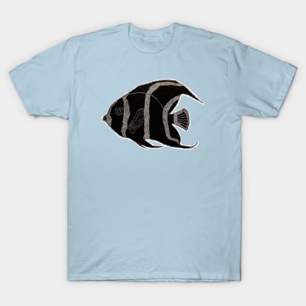 Moorish Idol Fish T-Shirt by Ava Ray Doodles